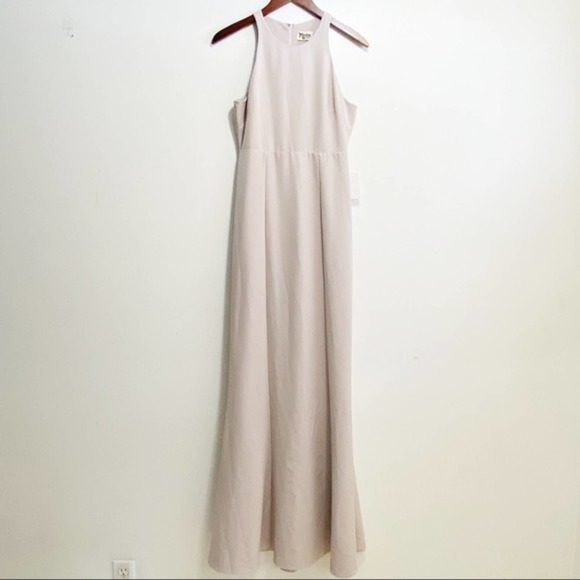 Show Me Your MuMu NWT Women's Chicago High Neck Wedding Floor Length Gown S - Picture 2 of 10